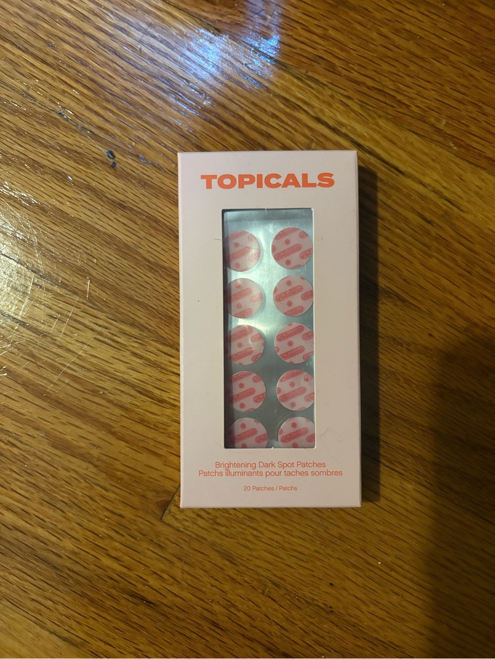 Topicals Brightening Dark Spot Patches - Pink Packaging